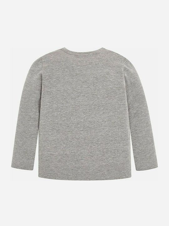 Mayoral Kids Blouse Long Sleeve Gray