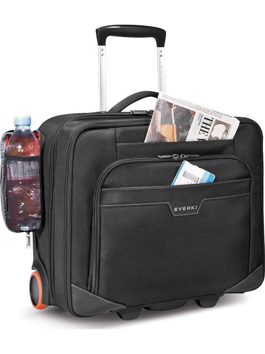 Everki Journey Tasche mit Rollen für Laptop 16" in Schwarz Farbe