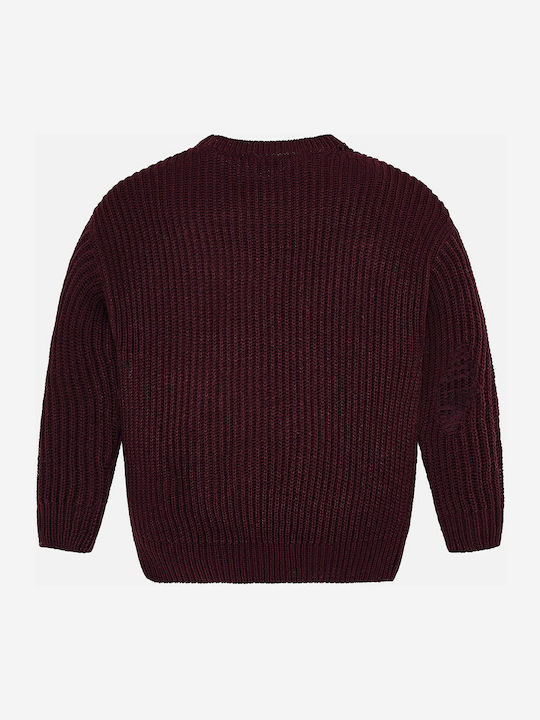 Mayoral Kids Sweater Long Sleeve Burgundy