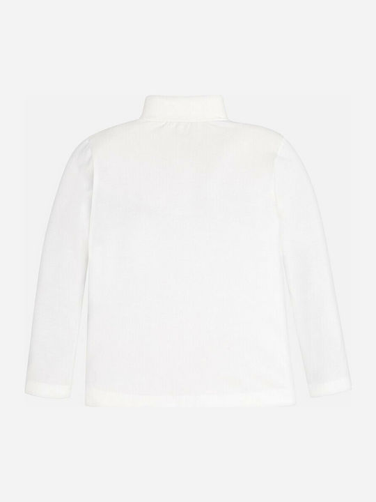 Mayoral Kids Blouse Long Sleeve White