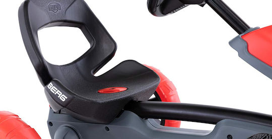 Berg Reppy Rebel Kids Foot-to-Floor Go Kart One-Seater with Pedal Red