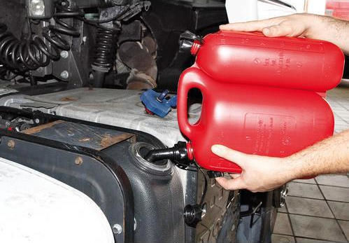 Lampa Fuel Can Double Position Plastic Jerry Can with Extension Tube 8.3L Red