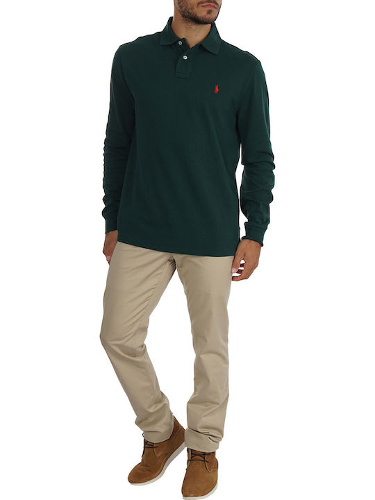 Polo Long Sleeve Blouse Green