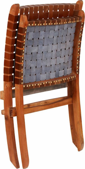 Outdoor-Sessel Hölzernes Coffee 59x72x79εκ.