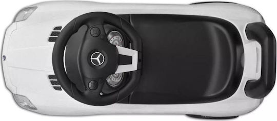 vidaXL Mercedes Benz Foot Powered Baby Push Walker Ride On for 12+ Months White