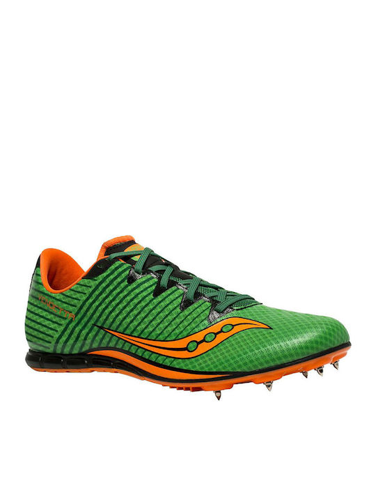 Saucony Vendetta 2 Sport Shoes Spikes Green