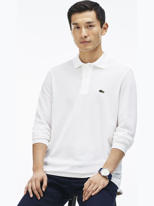 Polo Long Sleeve Blouse White