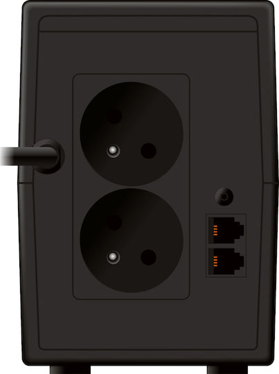 Powerwalker VI 650 SH FR Unitate UPS Linie Interactivă 650VA 360W cu 2 Prize Schuko
