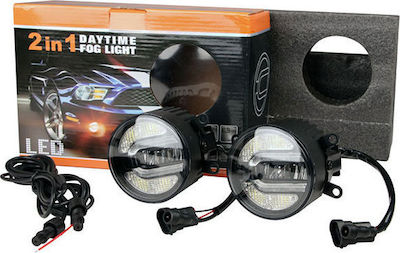 M-Tech DRL LED Universell 9 - 32V 9cm 2Stück