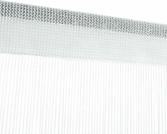 vidaXL Комплект Пердета И Завеси С Тунел И Пискюли Бели 140x250см