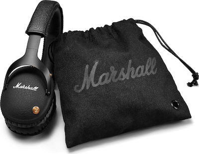 Marshall Monitor Bluetooth Fără fir/Cablate Peste ureche Căști cu o durată de funcționare de 30 ore Negră