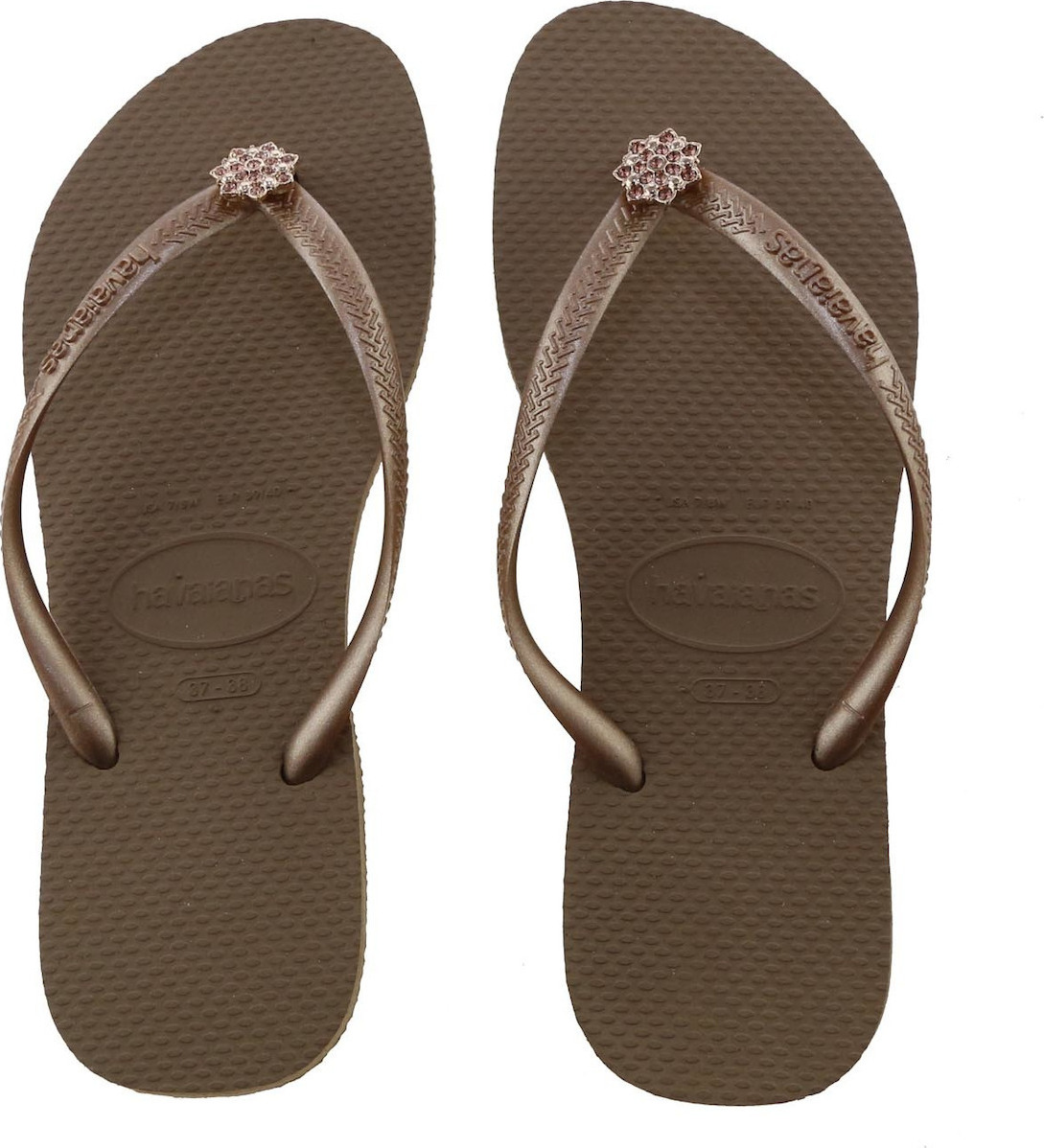 havaianas with swarovski crystals