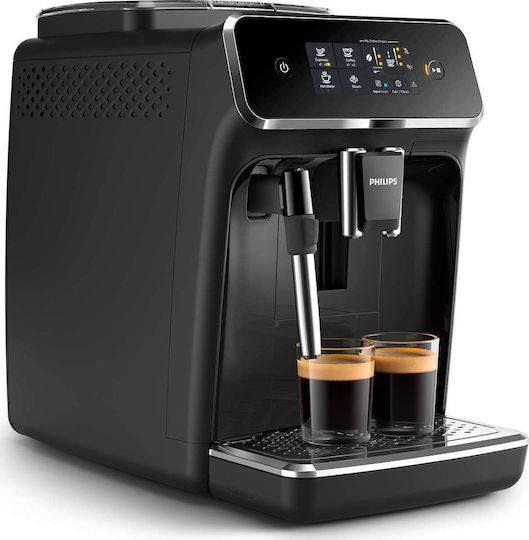 Philips Series 2200 1500W Налягане 15бар с мелачка Черна