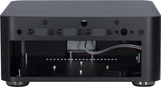 Inter-Tech ITX A80S Mini-Turm Computergehäuse Schwarz