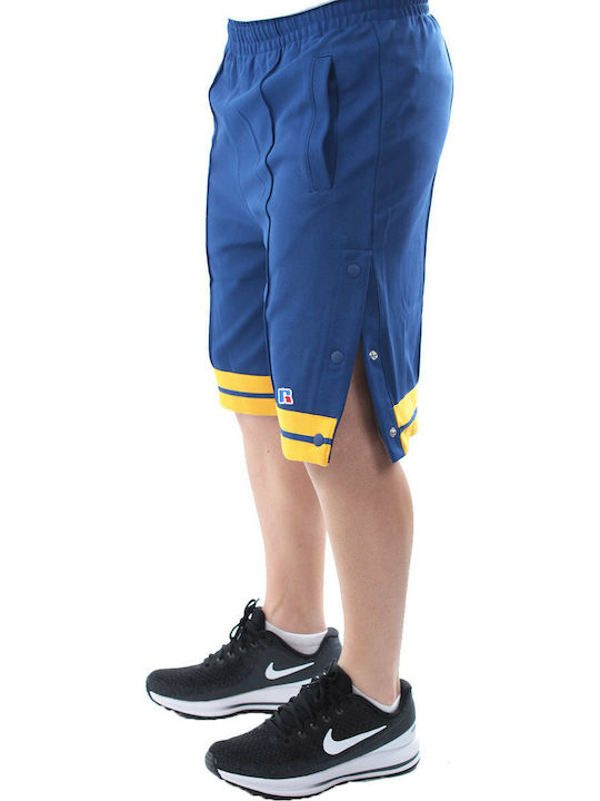 Russell Athletic Striped Men's Athletic Shorts Blue