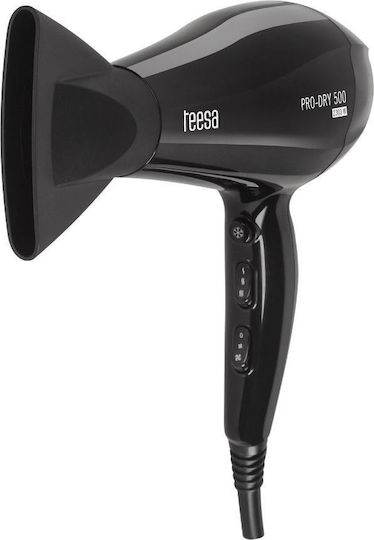 Teesa Pro-Dry 500 Ionic Professionell Haartrockner mit Diffusor 2300W