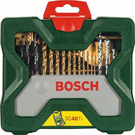 Bosch Set of 40 Feather Drills HSS Titanium for Metal και Wood