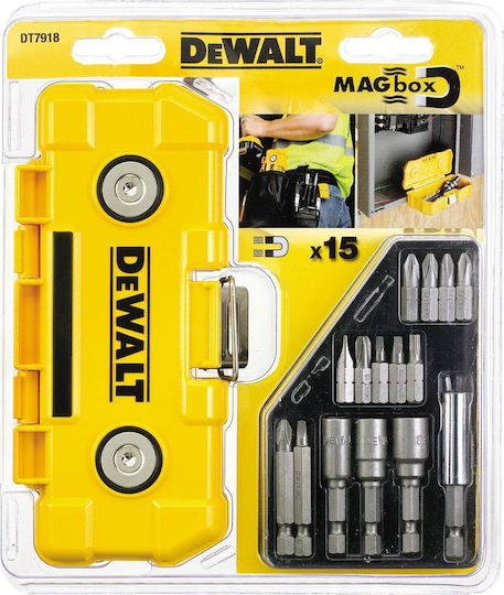Dewalt Σετ 15 Μύτες Κατσαβιδιού