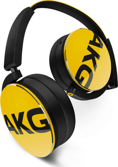 AKG Y50 Ενσύρματα On Ear Ακουστικά Κίτρινα