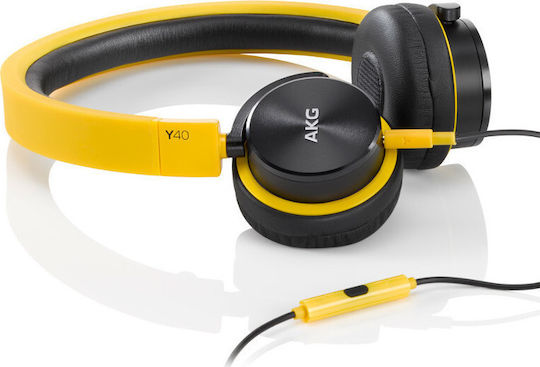 AKG Y40 Cu fir On Ear Căști Galbene