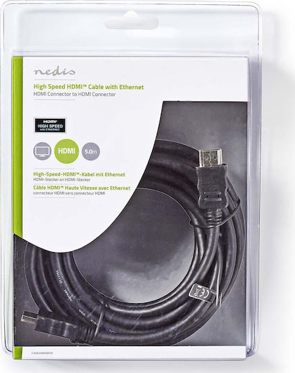 Nedis HDMI 1.4 High Speed 1080p 120Hz Cable HDMI Male - HDMI Male 5m Black