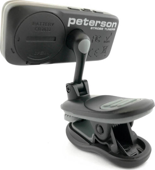 Peterson Χρωματικό Κουρδιστήρι StroboClip HD σε Μαύρο Χρώμα