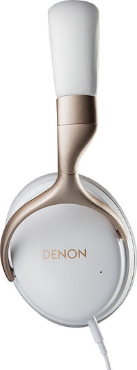 Denon AH-GC30 Wireless / Wired Over Ear Headphones with 20 hours of Operation White
