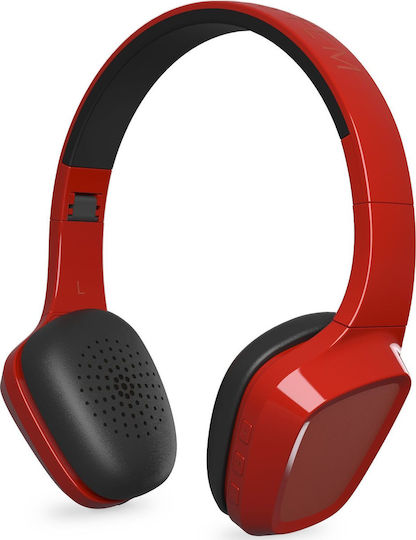 Energy Sistem 1 Bluetooth Безжични Bluetooth Over Ear Слушалки с 8 часа Работа Червени