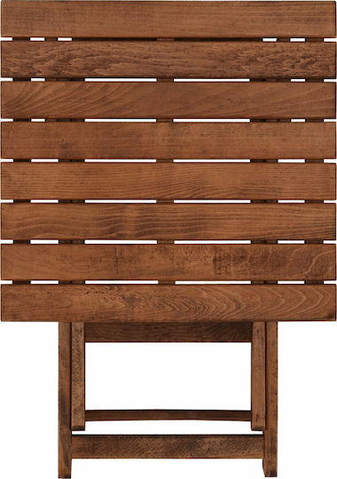Tisch für kleine Außenbereiche Zusammenklappbar Lemnos 60x60x72cm
