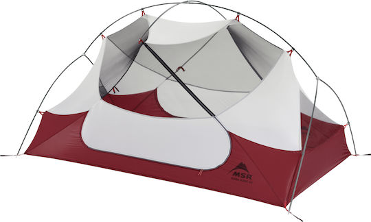 MSR Hubba NX Camping Tent Gray with Double Cloth 3 Seasons for 2 People Waterproof 1200mm 279x213x100cm
