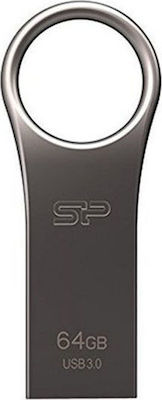 Silicon Power Jewel J80 64GB USB 3.0 Stick Silver