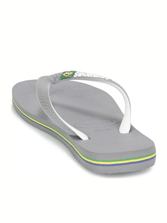 Brasil Mix Men's Flip Flops Gray
