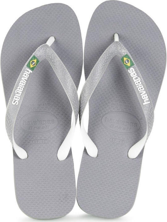 Brasil Mix Men's Flip Flops Gray