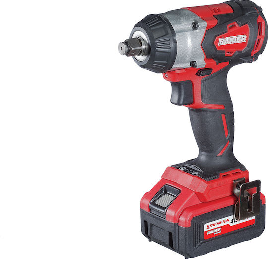 Raider RDI-IBW01 Brushless Μπουλονόκλειδο Μπαταρίας 20V 1x4Ah με Υποδοχή 1/2"