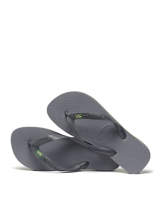 Brasil Men's Flip Flops Gray