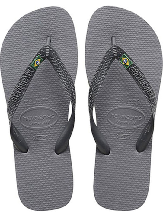 Brasil Men's Flip Flops Gray
