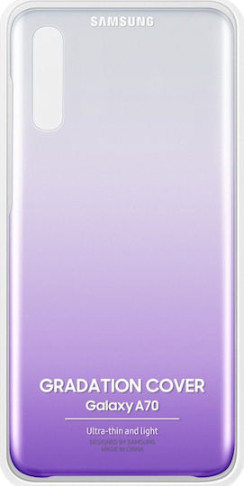 Samsung Back Cover Silicone Purple (Galaxy A70)