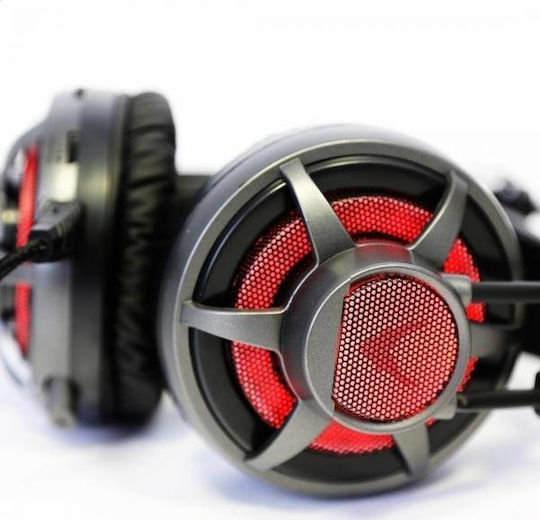Omega Varr OVH4060 Over Ear Gaming Headset with Connection 2x3.5mm / USB Gray