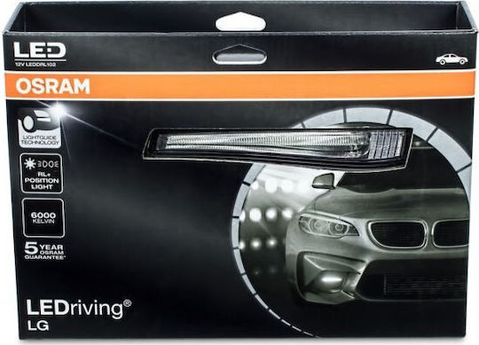 Osram LEDriving LG Αδιάβροχα Φώτα Ημέρας Αυτοκινήτου LED Universal 12V 15W 2τμχ
