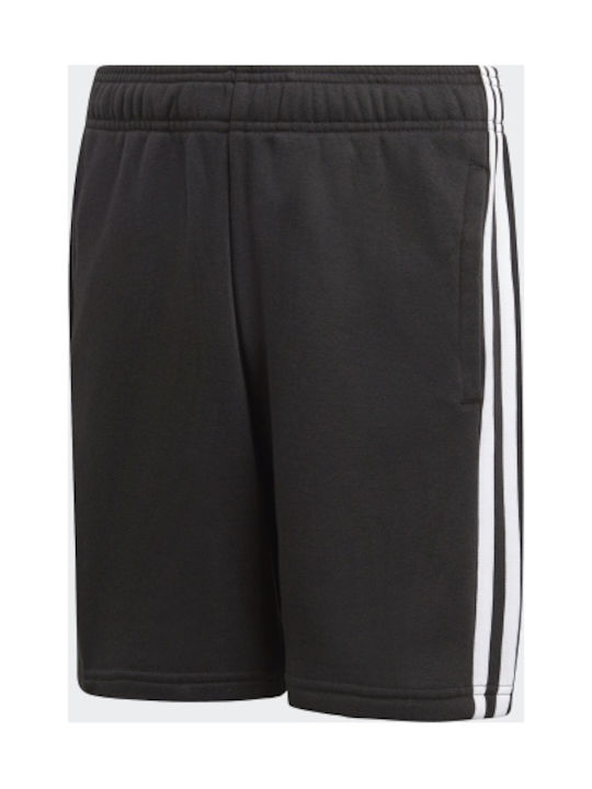 Adidas Αθλητικό Παιδικό Σορτς/Βερμούδα Sport Inspired Essentials 3 Stripes Knit για Αγόρι Μαύρο