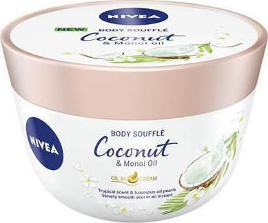 Nivea Body Souffle sufleu de corp Mousse hidratant pentru corp cu Aromă Nucă de cocos 200ml