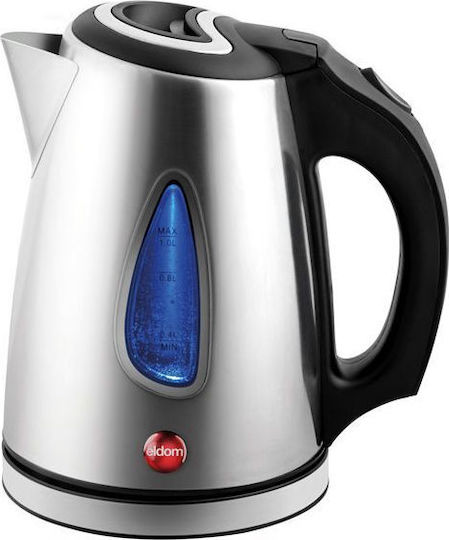 Eldom Humie Βραστήρας 1lt 1500W Ασημί