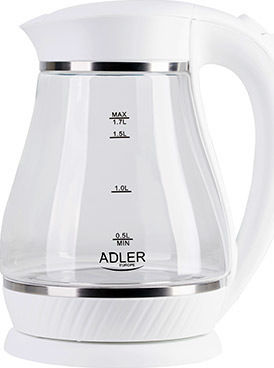 Adler Kettle 1.7lt 2200W White