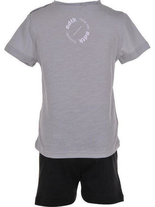 Kids' Set with Shorts Summer 2pcs Gray Tornado