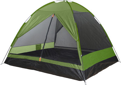 Camping Plus by Terra Comet 4P Σκηνή Καλοκαιρινή (4 Ατόμων) Green