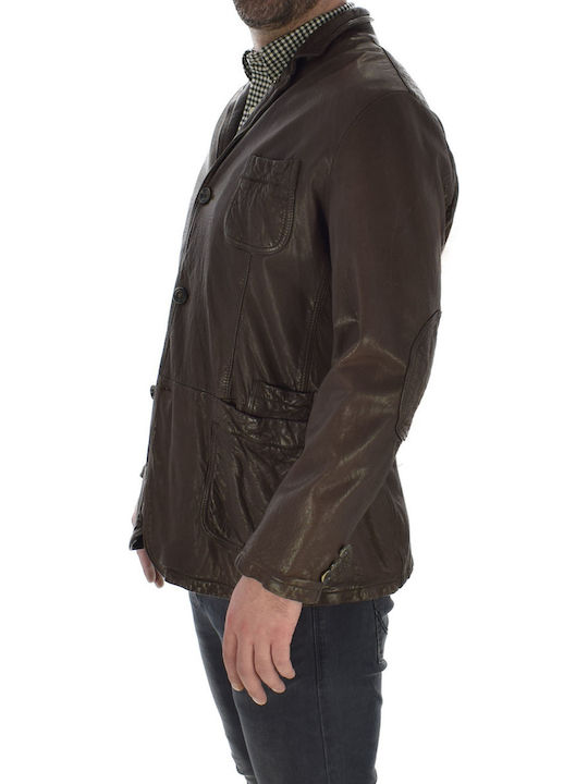 Jacket-coat Mabrun Brown