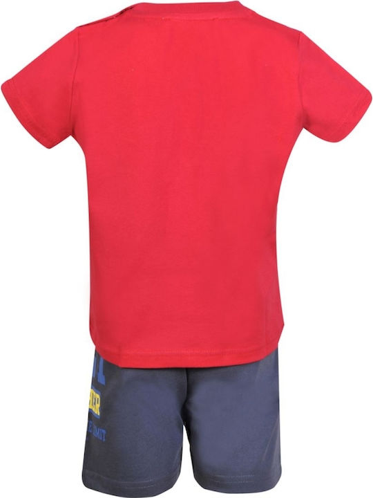 BodyTalk Kids Set with Shorts Summer 2pcs Red 171-736099 171-736099-00300