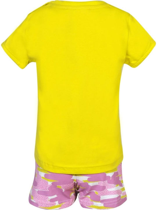 BodyTalk Kids Set with Shorts Summer 2pcs Yellow