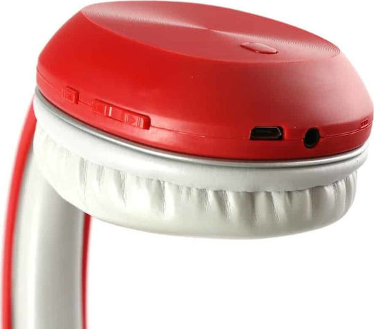 Platinet Freestyle FH0918 Безжични Bluetooth On Ear Слушалки Червени