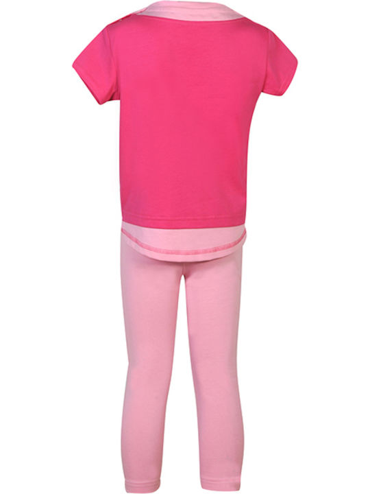 BodyTalk Kids Set with Leggings Summer 2pcs Fuchsia